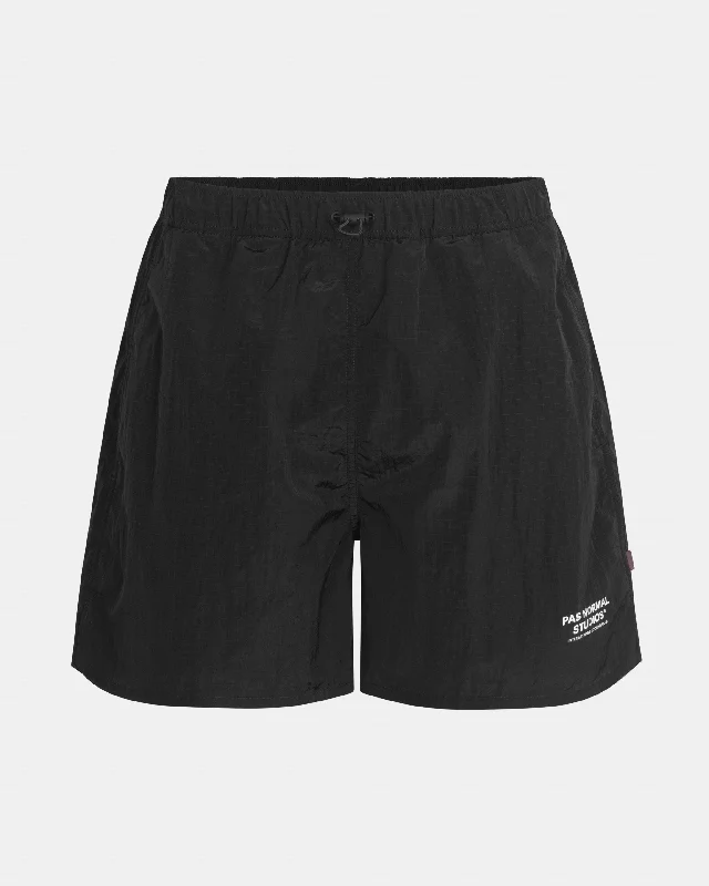 Cycling toe pad-Men's Off-Race Ripstop Shorts — Black