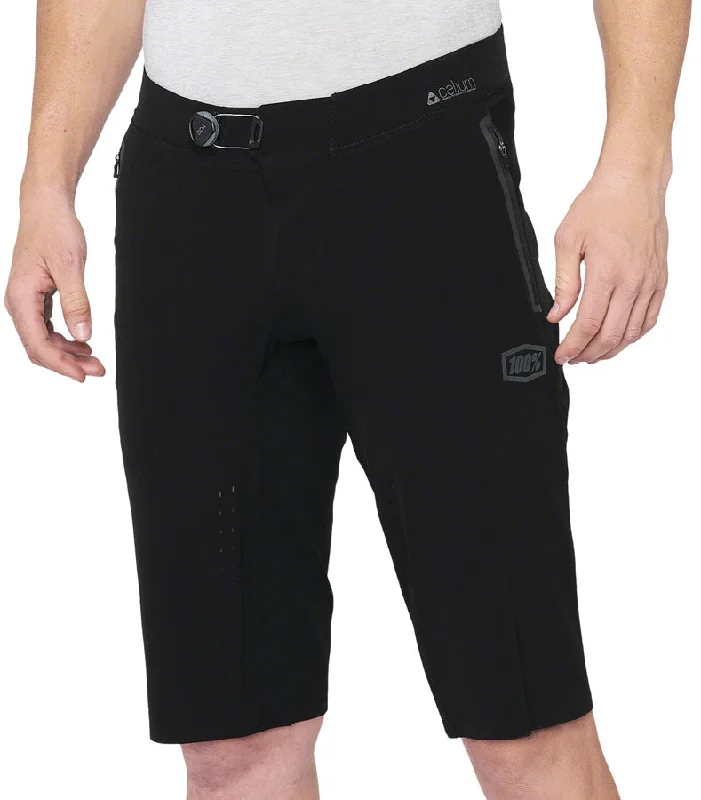 Cycling pants clip-100% Celium Shorts - Black Mens 36