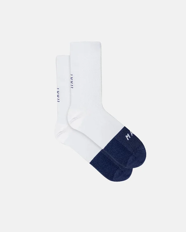 Bike seat clip-Division Sock - White