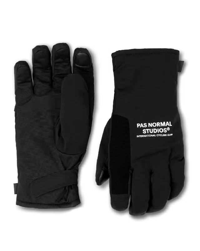 Bicycle spoke pad-Deep Winter Gloves - Black