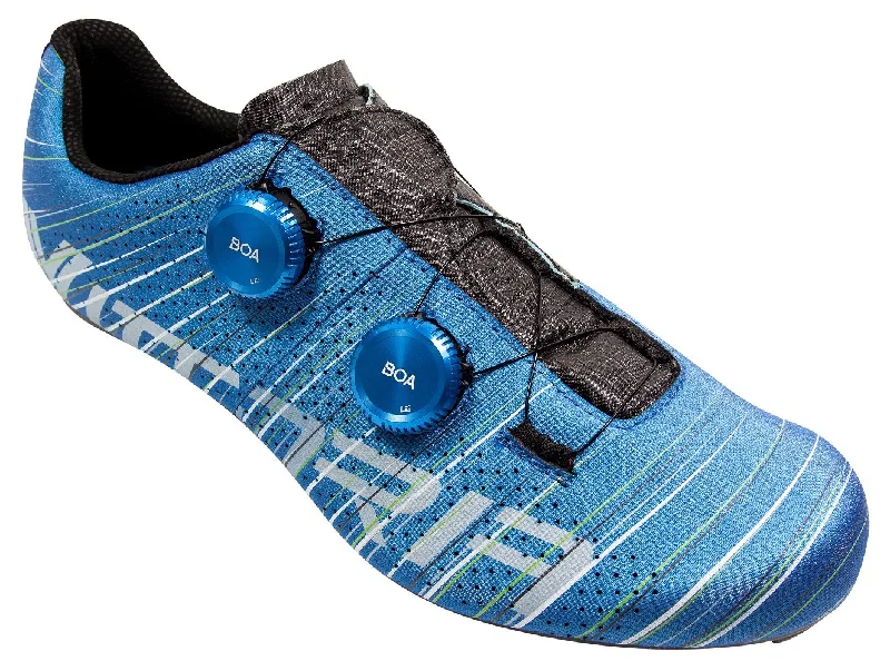 Bike tire strap-Vittoria Resolve Road Cycling Shoes - Silk Blue (FCT Carbon Sole)