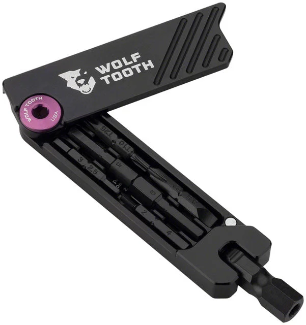 Road bike strap-Wolf Tooth 6-Bit Hex Wrench - Multi-Tool, Purple