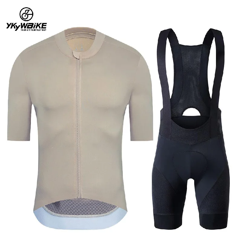 Cycling shorts clip-YKYW Men’s Cycling Jersey Set Milk Silk Fabric Quick-Dry Breathale Cycling Jersey and 5H Ride Bib Shorts 8 Perfect Combinations