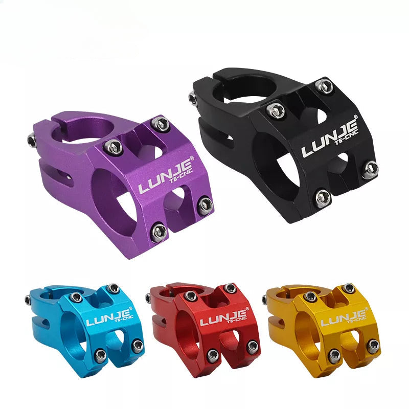 Bicycle chain pad-LUNJE MTB Stem 31.8x45mm High-strength Short Handlebar Stem Aluminum Alloy Bicycle Bridge Racing Downhill Bike / Road Bike Stem