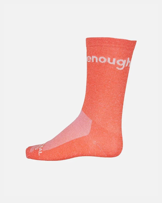 Cycling band clip-Enough Mechanism Socks - Psychedelic Red