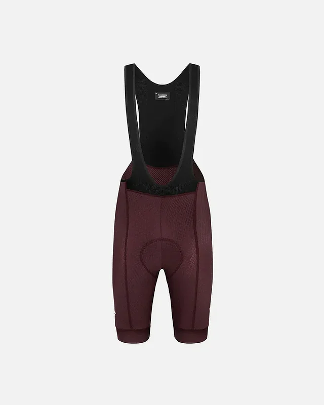 Road bike strap-Essential Bib Short - Burgundy