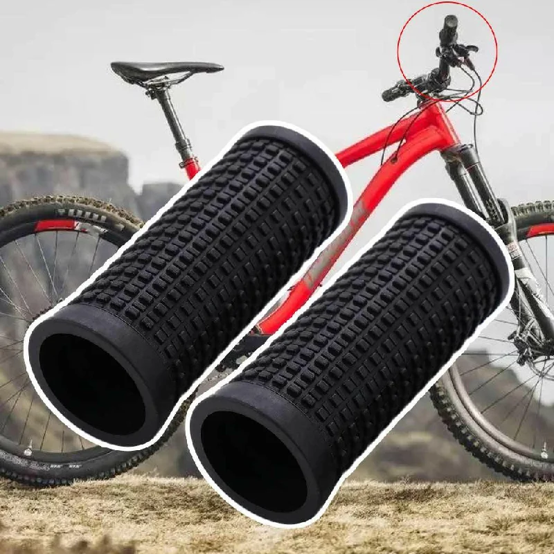 Bicycle tire strap-MTB Bike Handlebar Grips For Shimano SL-RS35 Short Bar Twist Cover Handle Bar Grip 22.2x75mm Non-slip Bicycle Accessories