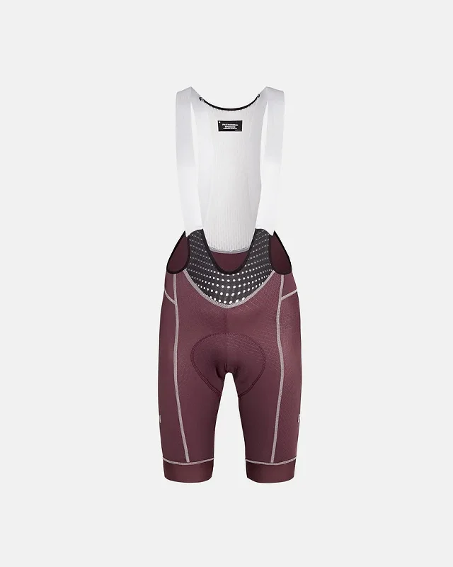 Road bike clip-Mechanism Bib Short - Light Burgundy