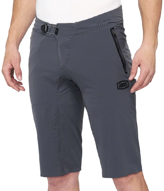 Mountain bike clip-100% Celium Shorts - Charcoal Mens 36