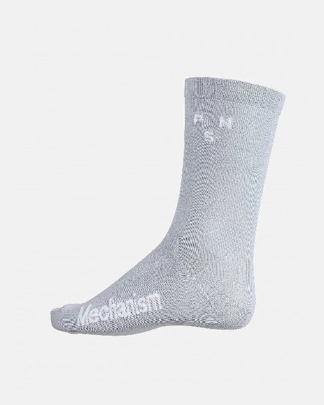 Road bike clip-Mechanism Socks - Light Blue