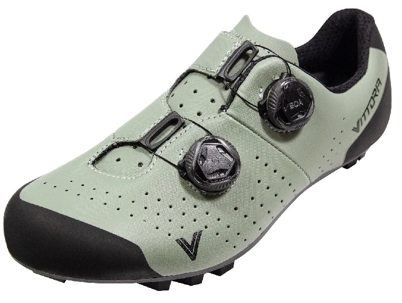 Bicycle rack pad-Vittoria KOM MTB Cycling Shoes - Green/Black