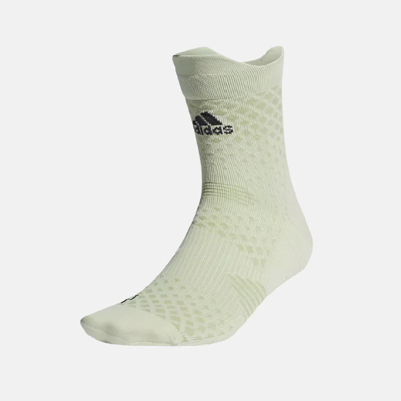 Bike tire pad-Adidas 4D Quarter Running Socks -Almost Lime / Magic Lime / Carbon