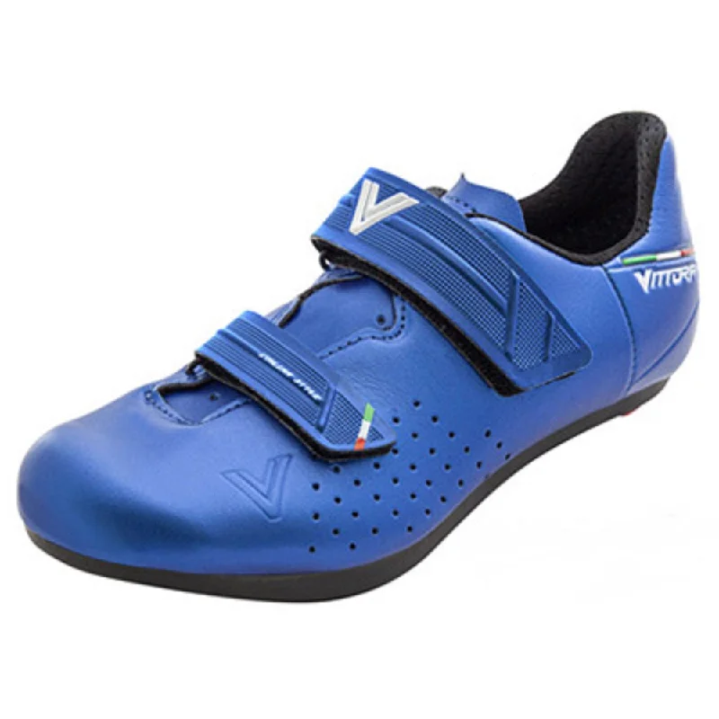 Cycling water strap-Vittoria Rapide Kid Sport Road Cycling Shoes - Blue