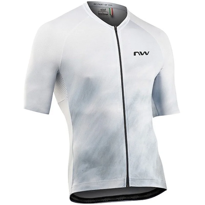 Road bike clip-Maglia Northwave Air - Azzurro