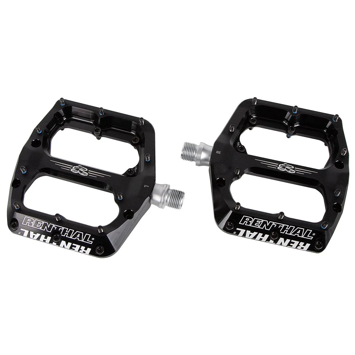 Bicycle chain clip-Pedali Renthal Revo-F Flat - Nero