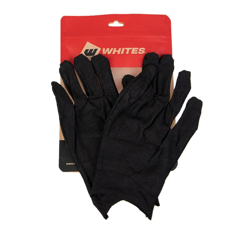 Bicycle chain strap-WHITES INNER GLOVES - 20G HEAVY - BLK - XL